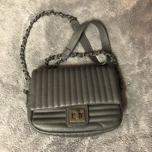 Forever 21 gray crossbody purse